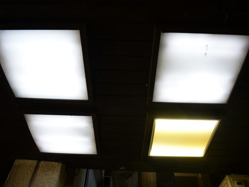 Painel LED de embutir — imagem ilustrativa